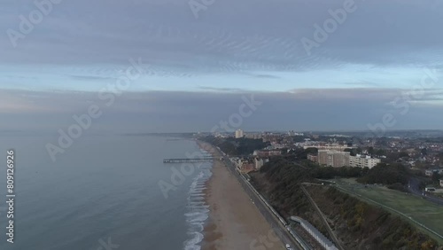 Wallpaper Mural Aerial video over the coastline, England UK Torontodigital.ca