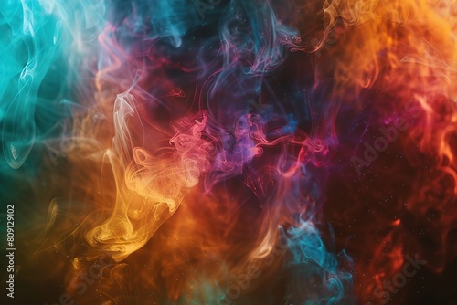 Vibrant nebulas unfurl.