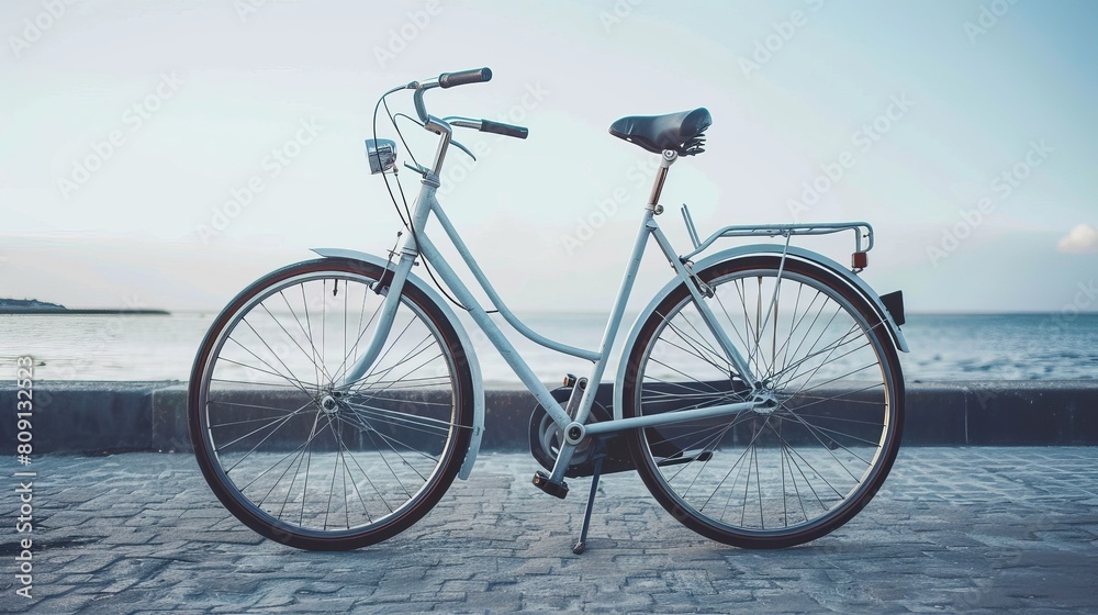 Fototapeta premium A bicycle on the beach.