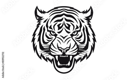 tiger head vector