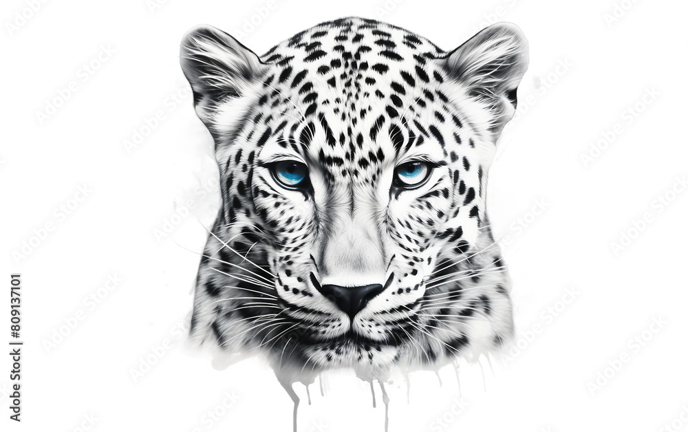 portrait of a tiger tattoo