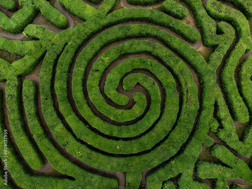 Aerial view about the Labyrinth of Csillagösvény of Ópusztaszer, Hungary Aerial view about the Labyrinth of Csillagösvény of Ópusztaszer, Hungary