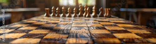 Chessboard Display Table in Games Shop for Dual Purpose Interactive Product Concept