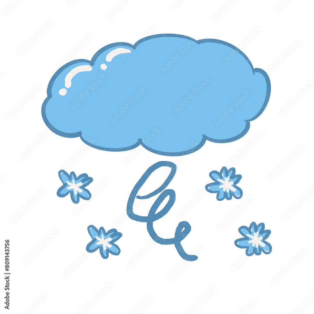 Obraz premium snow clouds