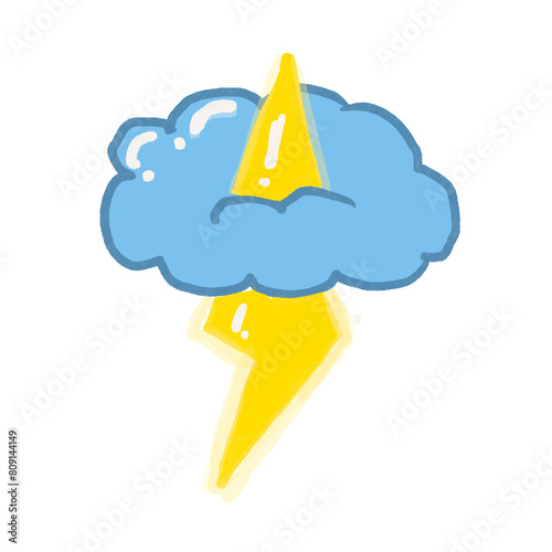 cloud and lightning
