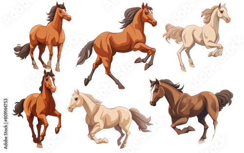 set of horses © Whispering