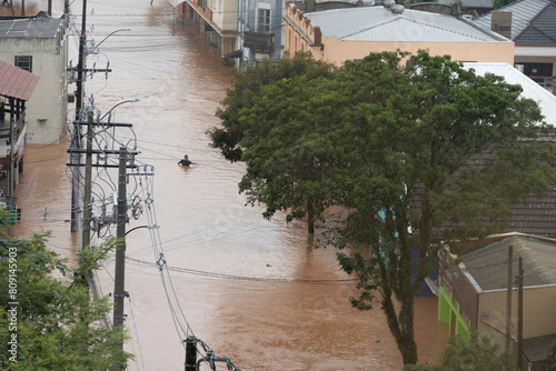 Flood in southern Brazil leaves the city of Igrejinha flooded and residents are rescued