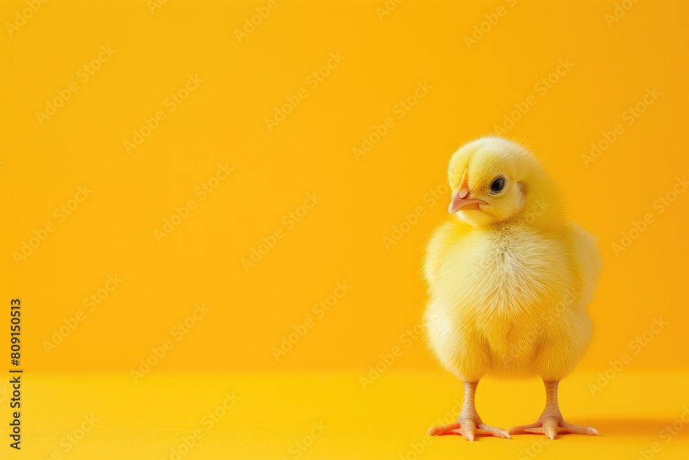 Feathered Companion: Isolated Chicken Portrait
