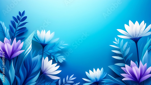 Floral background with space for text