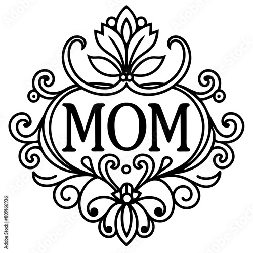 Mother's Day typography vector illustration
