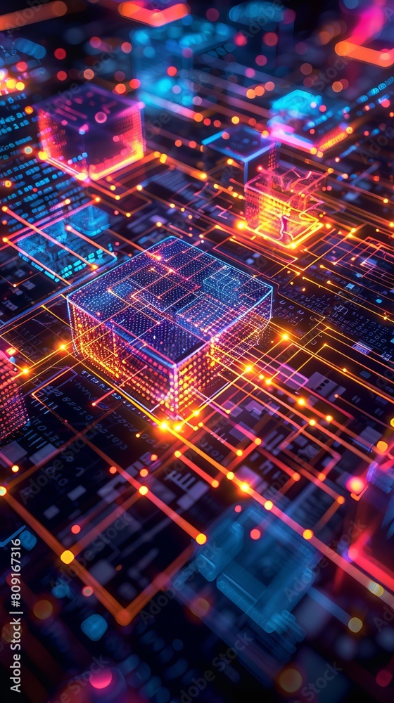 Obraz premium Integration of systems between applications and platforms