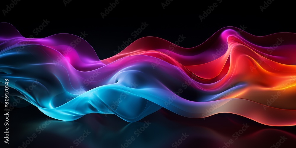 vibrant abstract fluid art background