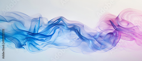 abstract light blue smoke isolated on white background ,Digital illustration of a digital background blue ,Digital Aqua Wave on Pure White Background 