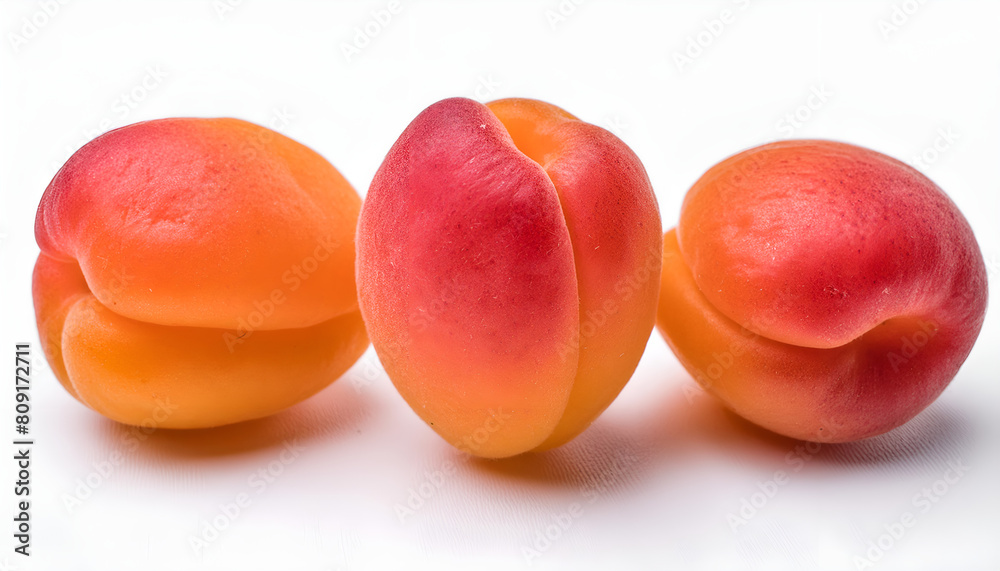 fresh apricots isolated on white background fresh apricots isolated on white background