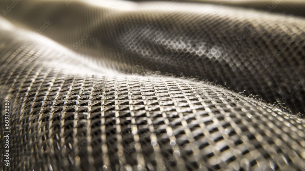 Detailed Textile Surface With Focus On The Interplay Of Shadows And Light. Generative AI Detailed Textile Surface With Focus On The Interplay Of Shadows And Light. Generative AI