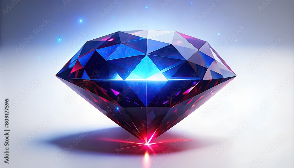 radiant multi faceted gemstone diamond gleaming radiant multi faceted gemstone diamond gleaming