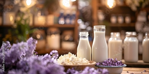 Growing trend towards plantbased milk for sustainable healt. Concept Plant-based milk  Sustainable health  Nutrition benefits  Dairy alternatives  Environmental impact