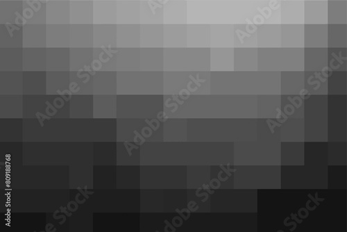Gradient black background. Abstract texture of the black squares for publication, design, poster, calendar, post, screensaver, wallpaper, postcard, cover, banner, website. Vector illustration