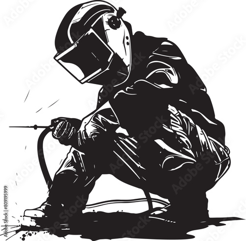 welder vector transparent background