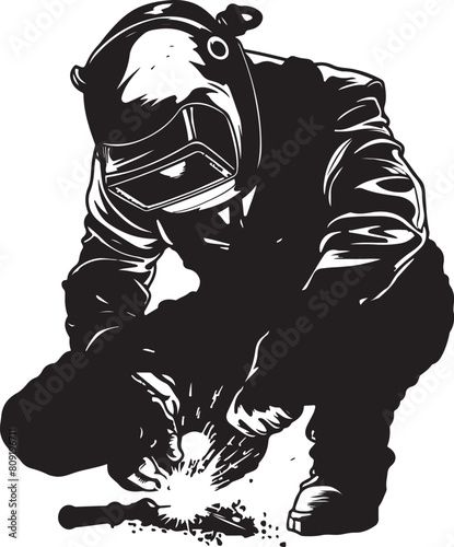 welder vector transparent background