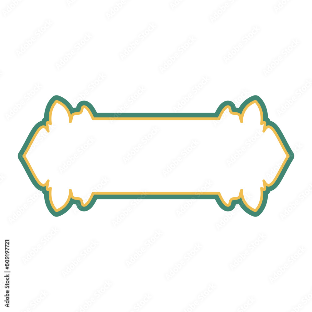 islamic shape illustration design blank islamic shape template vector islamic shape illustration design blank islamic shape template vector