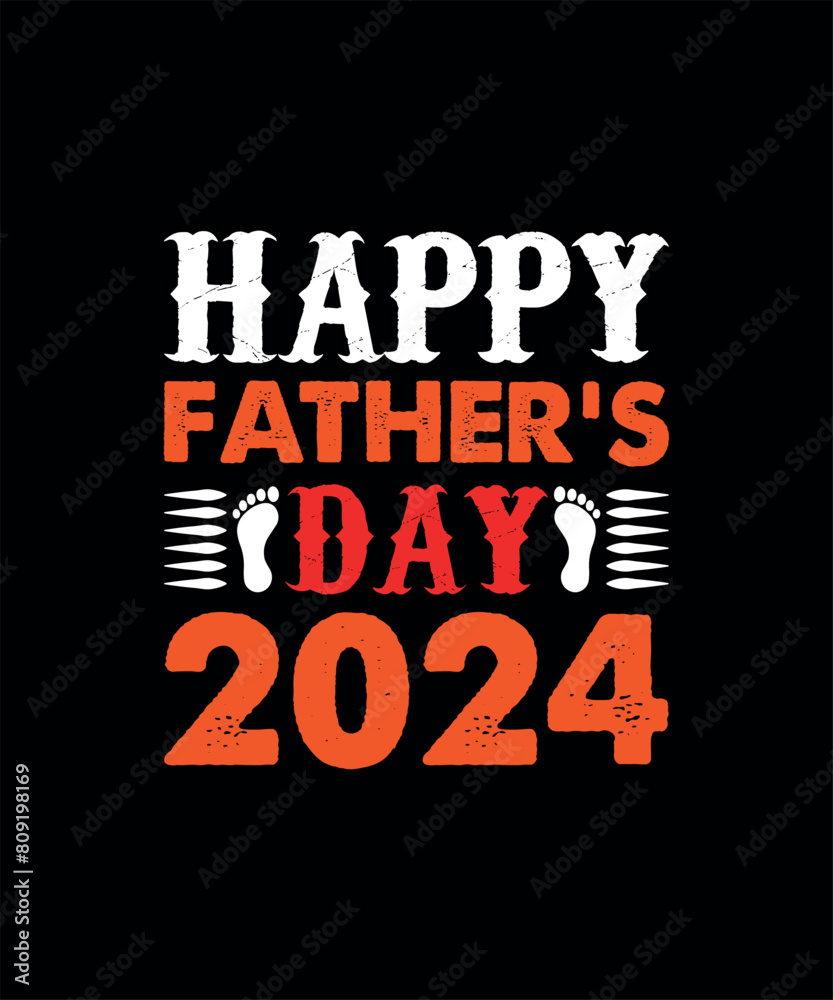 Happy Father's Day 2024 T-shirt Design