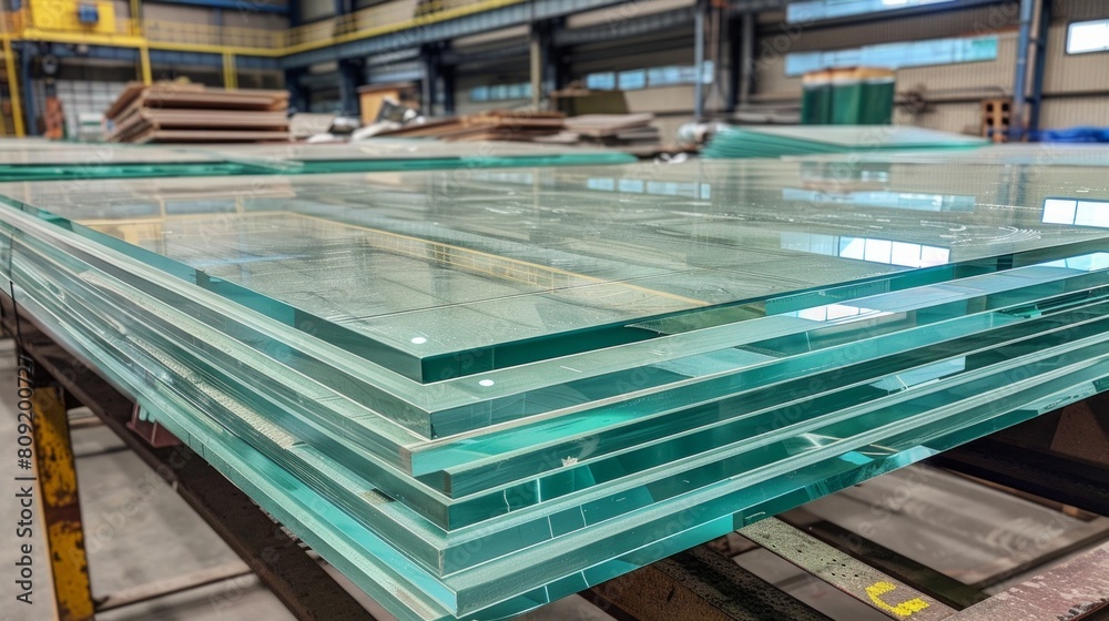 Glass Factory produces a variety of transparent glass thicknesses. Glass Factory produces a variety of transparent glass thicknesses.