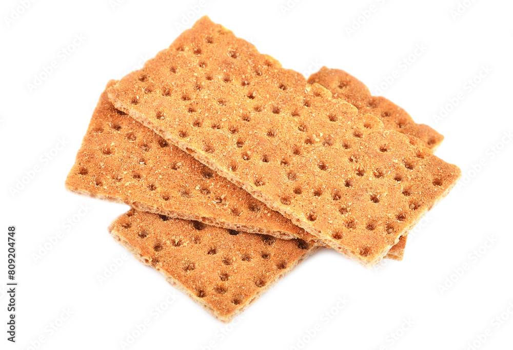Crispbread on white Crispbread on white
