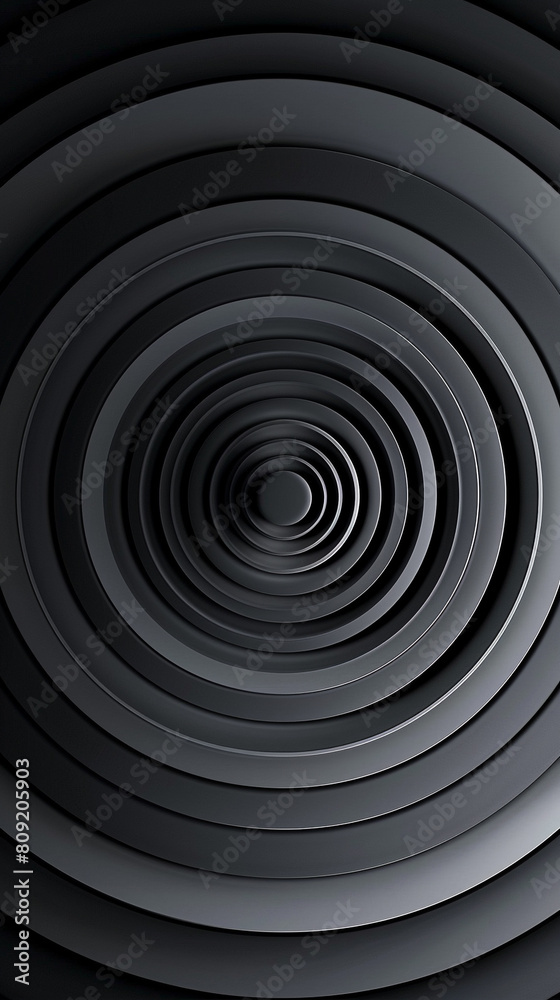Dynamic abstract design with radial gradient in shades of grey to black elegant wallpaper Dynamic abstract design with radial gradient in shades of grey to black elegant wallpaper