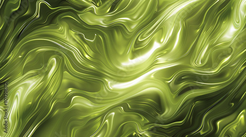 Gentle olive green waves in a flame-like design perfect for a natural earthy background
