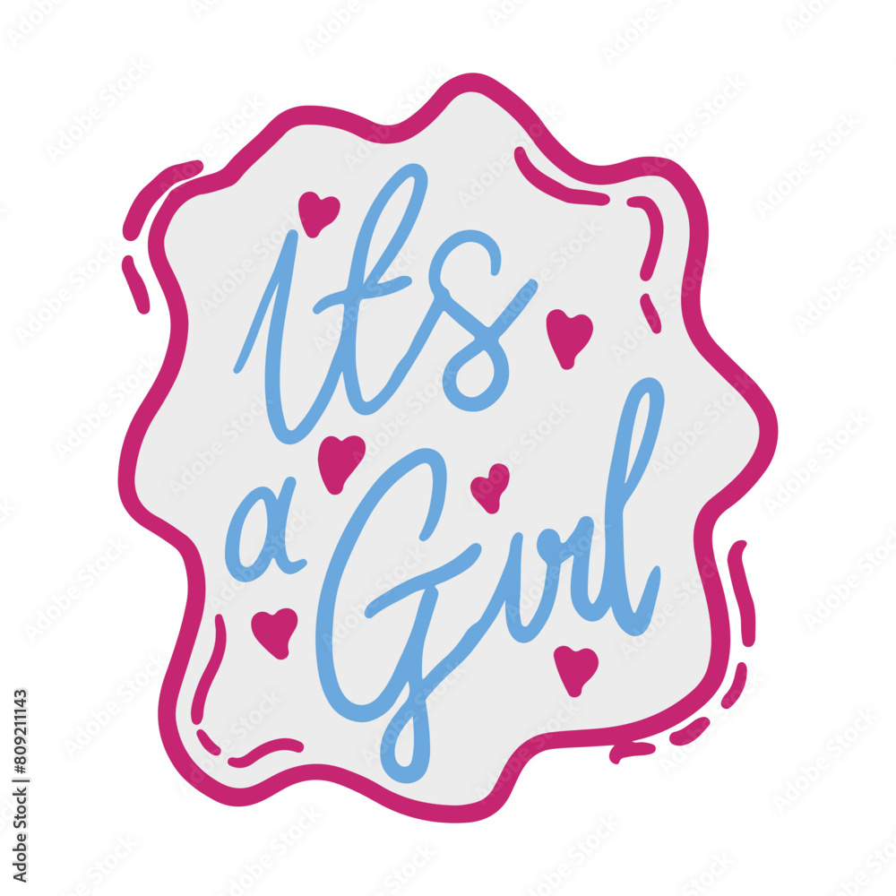 Its a baby girl doodle Its a baby girl doodle