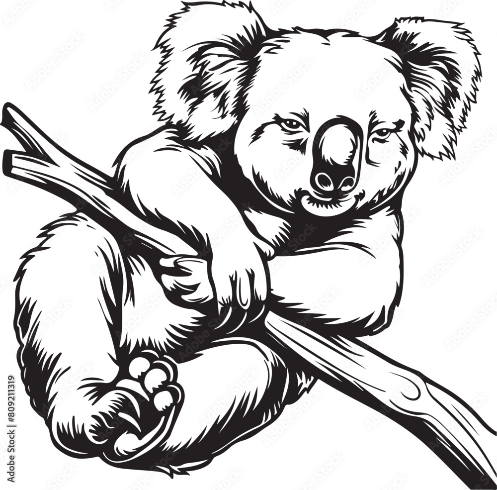 lazy koala bear vector transparent background lazy koala bear vector transparent background