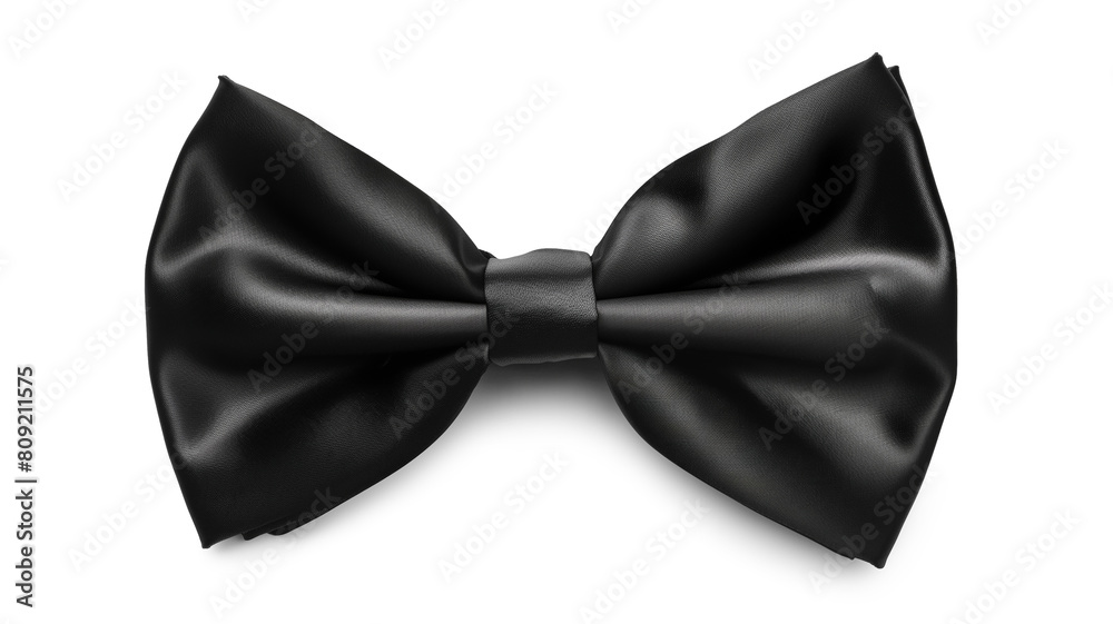 Black bow tie isolated on a transparent background Black bow tie isolated on a transparent background