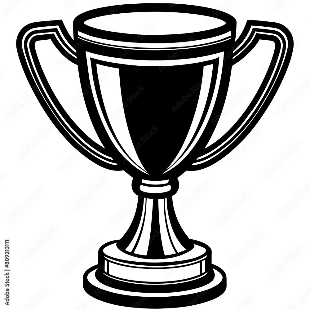 Trophy Cup Icon vector silhouette Trophy Cup Icon vector silhouette