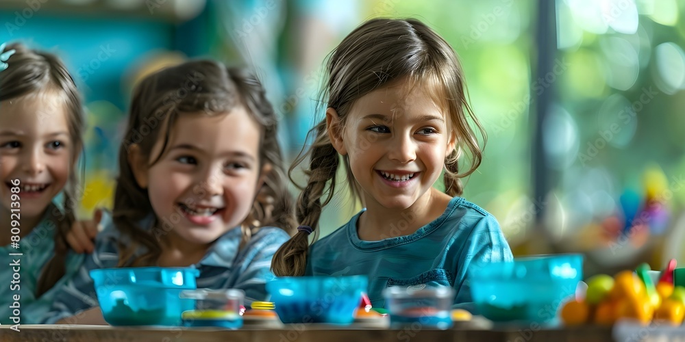 Kindergarten teacher uses Montessori method for therapy with children