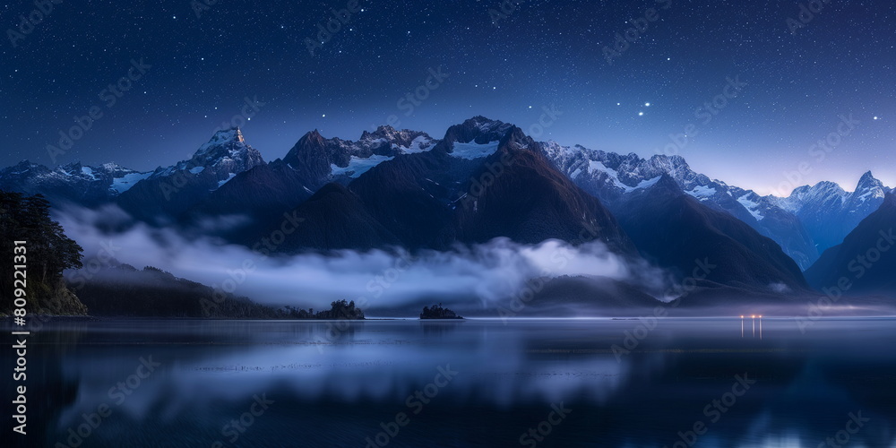 Fiordland New Zealand In a mystical atmosphere Und_002