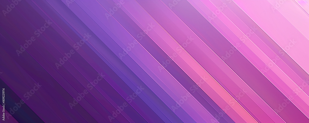 Vibrant abstract design with diagonal gradient lines from royal purple to lavender
