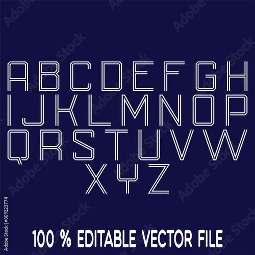 Classic college font. Vintage sport font in american style for football, baseball or basketball logos and t-shirt. Athletic department typeface, varsity style font. Vector
