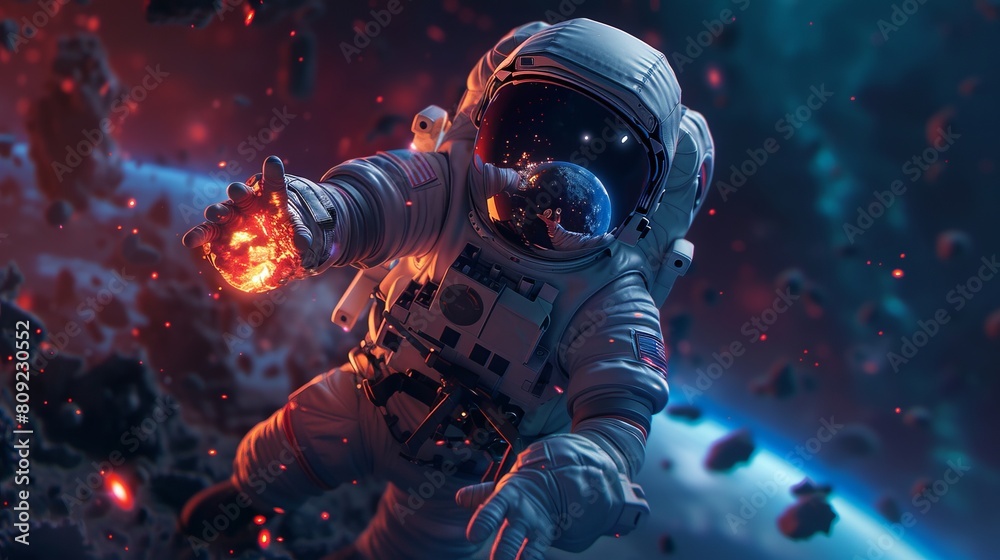 astronaut background concept, national asteroid day astronaut background concept, national asteroid day
