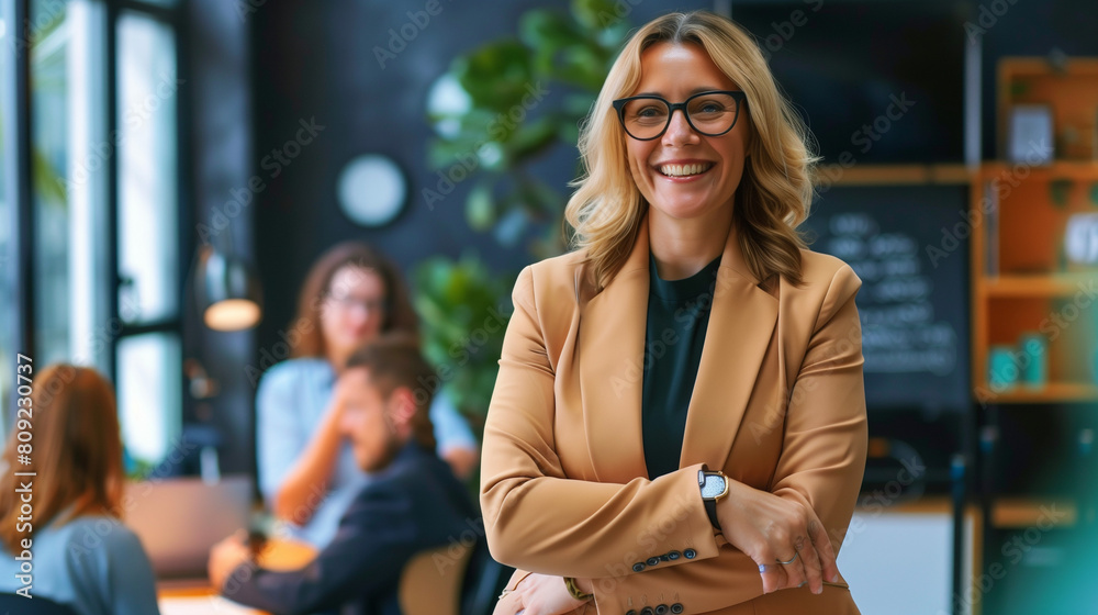 Fototapeta premium woman in the city