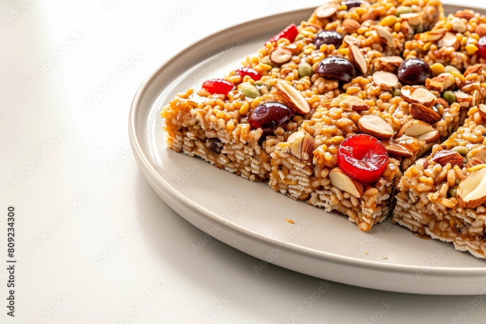 Decadent Almond and Cherry Bars with Toasted Pepitas Decadent Almond and Cherry Bars with Toasted Pepitas