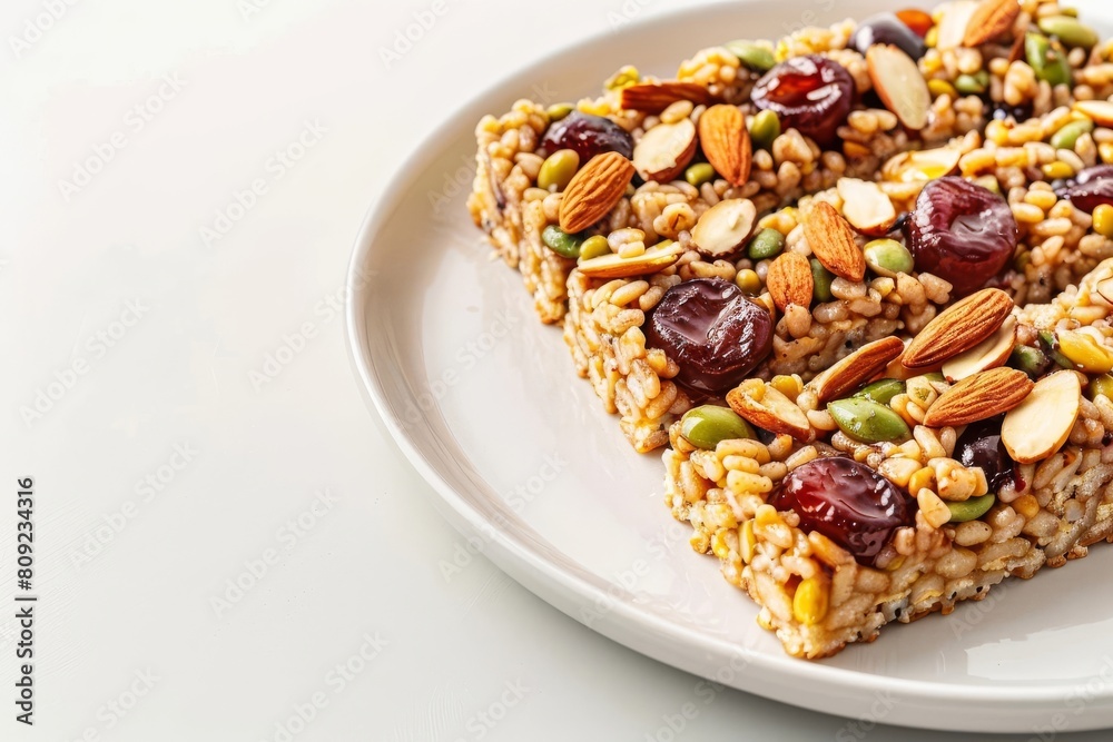 Gorgeous Almond and Cherry Bars with Toasted Pepitas and Brown Rice Syrup Gorgeous Almond and Cherry Bars with Toasted Pepitas and Brown Rice Syrup