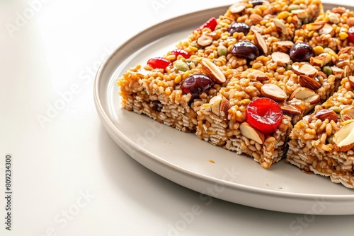 Decadent Almond and Cherry Bars with Toasted Pepitas