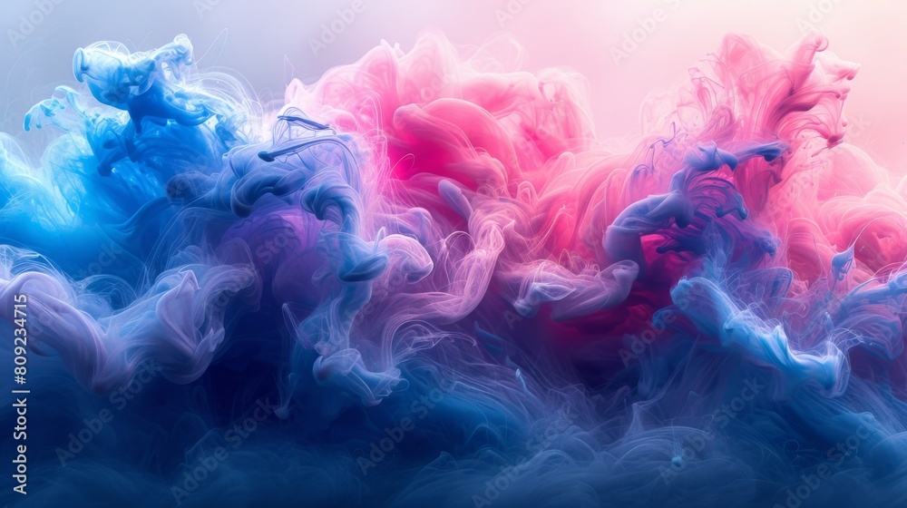 Fototapeta premium Colorful abstract smoke art