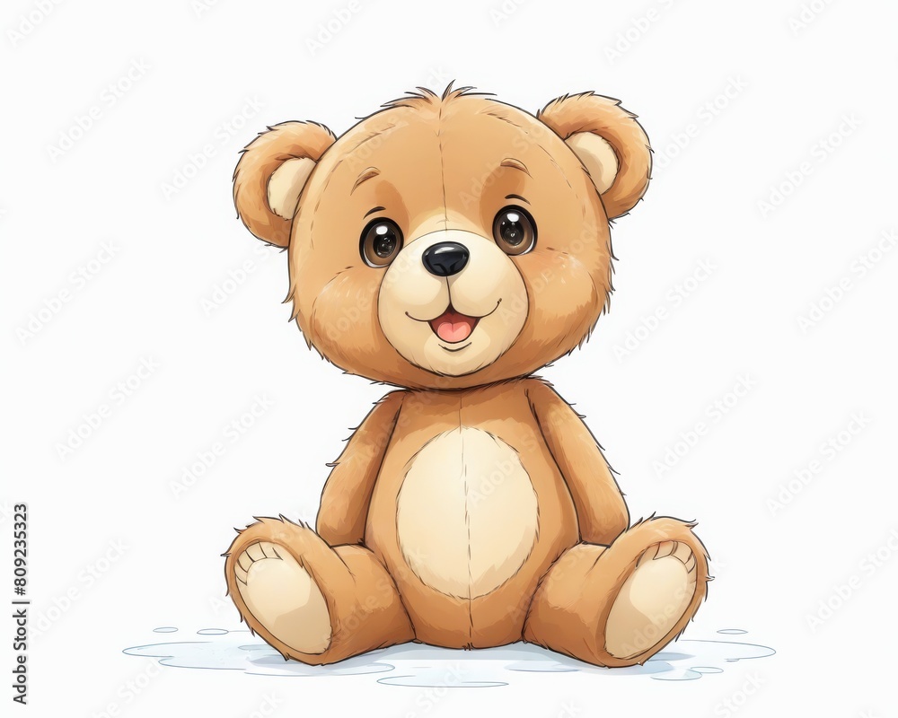 Fototapeta premium Adorable Teddy Bear Ready for Fun