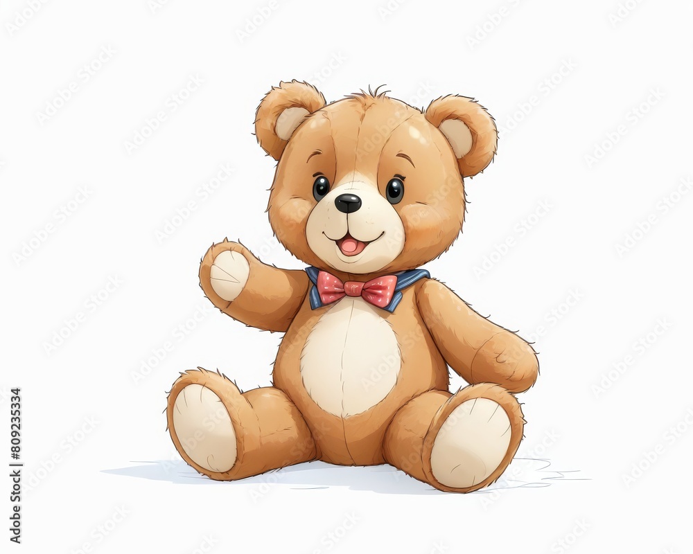 Fototapeta premium Adorable Teddy Bear Ready for Fun