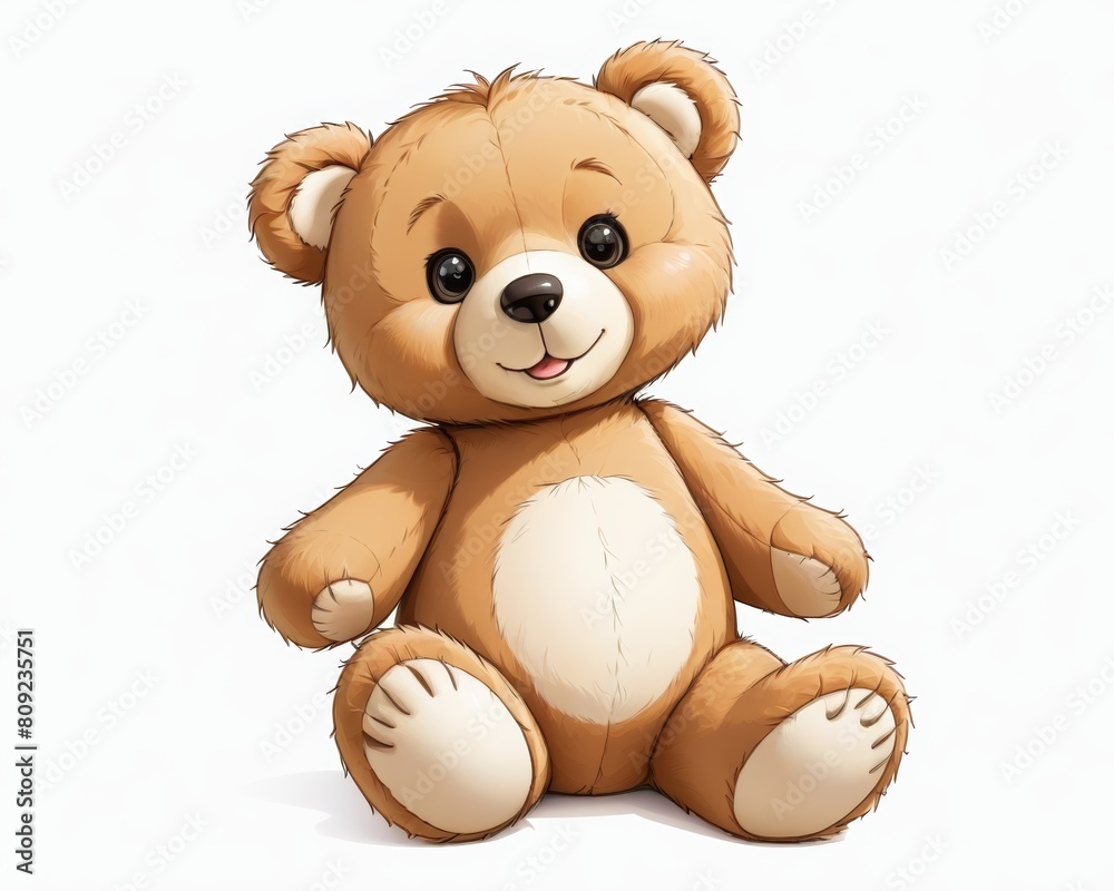 Fototapeta premium Adorable Teddy Bear Ready for Fun