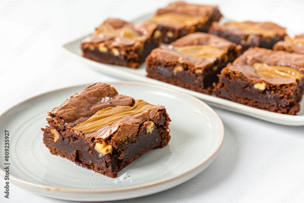 Fudgy Almond Butter Brownies with Chocolate Drizzle Fudgy Almond Butter Brownies with Chocolate Drizzle