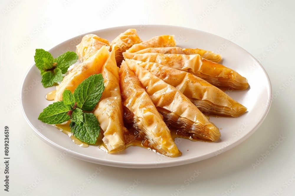 Indulgent Almond Baklava with Roasted Almonds and Crisp Phyllo Dough Indulgent Almond Baklava with Roasted Almonds and Crisp Phyllo Dough