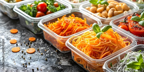 Quick and Convenient Readymeals. Concept Microwavable, Ready in Minutes, On-the-Go, Easy Prep, Delicious Choices photo